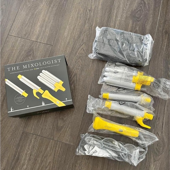 New DRYBAR Ulta Mixologist Interchangeable Hair Styling Curling Iron Wand Waver - Picture 2 of 3
